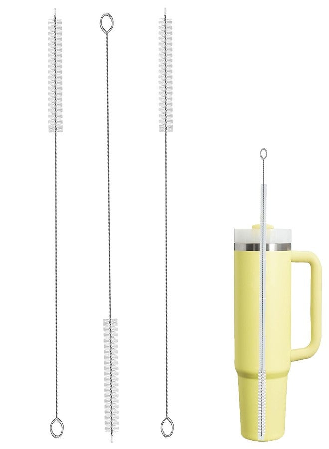 CIDYAUST Straw Cleaner Brush for Stanley Cup, Straw Cleaning Brush and Nylon Bristles, Straw Brush for Baby Bottles, Glass/Silicone Straws or Hummingbird Feeders，Straw Cleaner Set 3 Pack. - Image 1